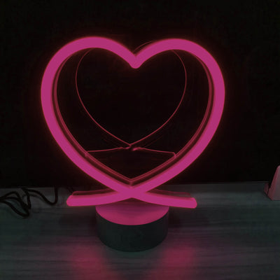 Custom Neon Lamp Photo Stand