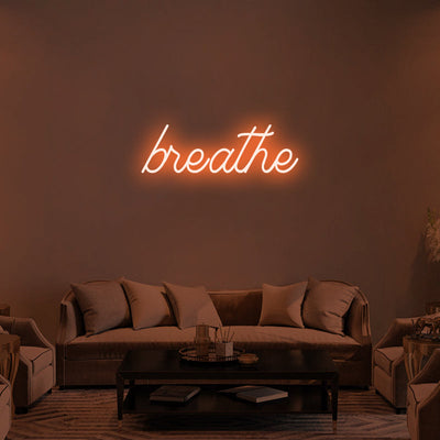 Breathe Neon Signs Led Neon Lighting Room Decoration