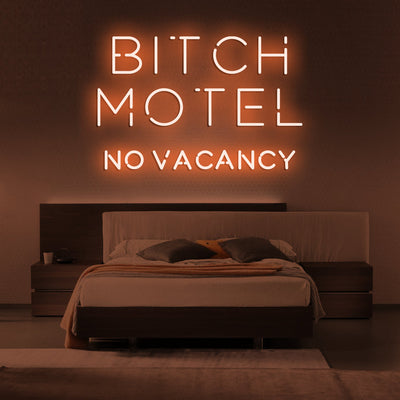 BITCH MOTEL NO VACANCY Neon Signs Led Neon Lighting