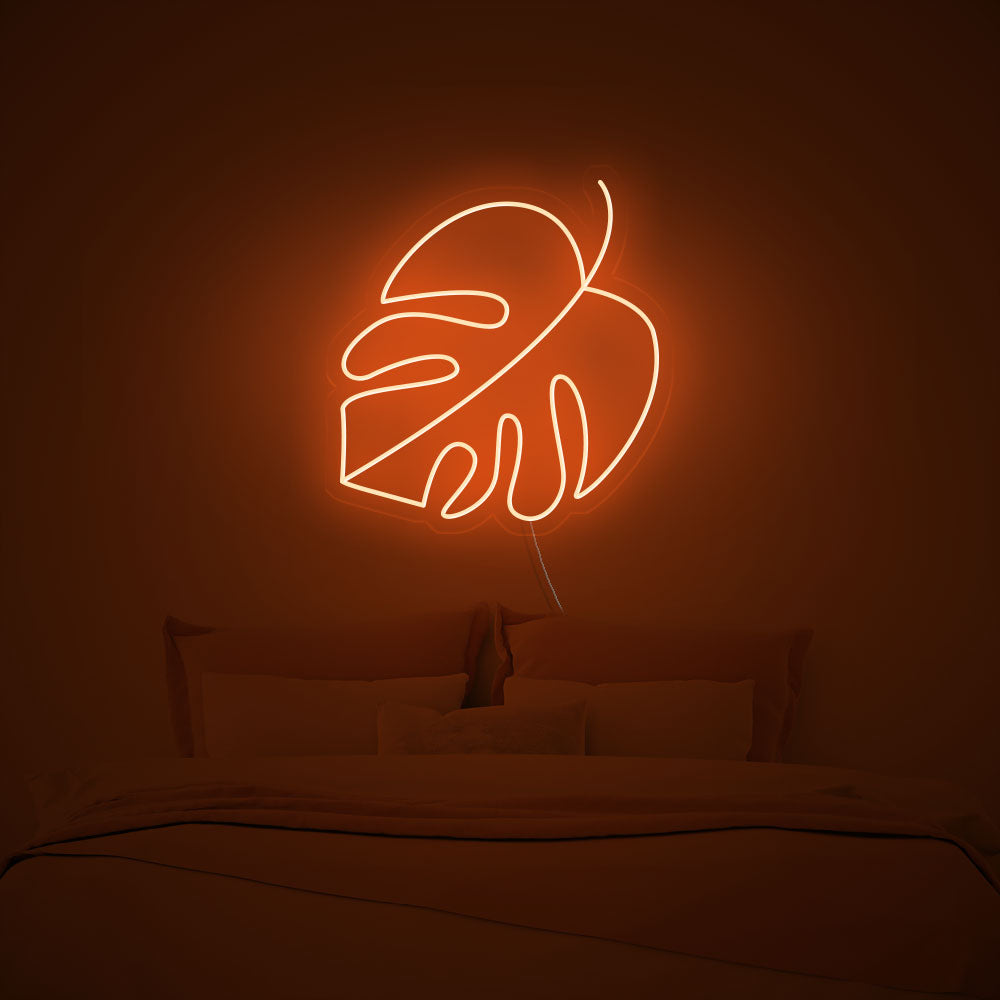 Monstera Leaf Neon Signs Led Neon Light Living Room Decoration