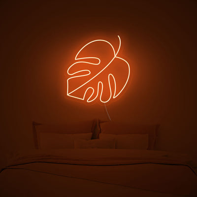 Monstera Leaf Neon Signs Led Neon Light Living Room Decoration