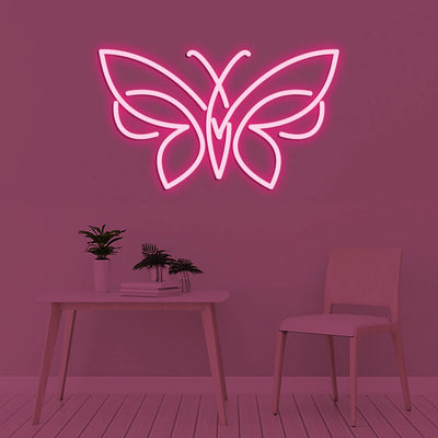 Butterfly Art Logo LED Neon Signs Led Neon Lighting Room Decoration