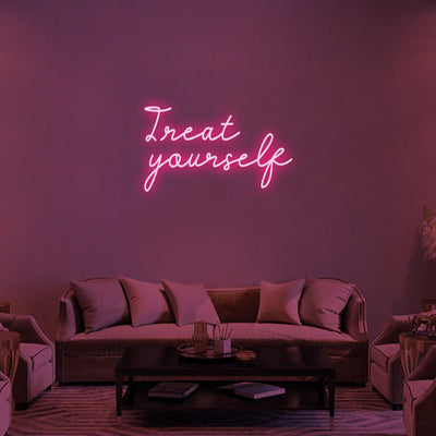 TREAT YOURSELF Neon Signs Led Neon Lighting -2