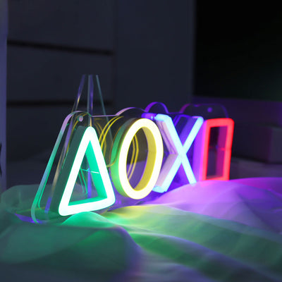 Playstation Neon Signs Led Neon Light Game Tag Game Room Sign