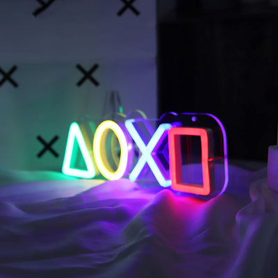 Playstation Neon Signs Led Neon Light Game Tag Game Room Sign