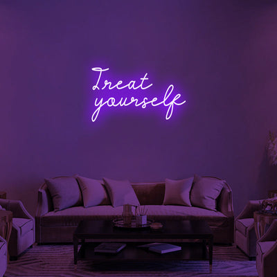 TREAT YOURSELF Neon Signs Led Neon Lighting -2