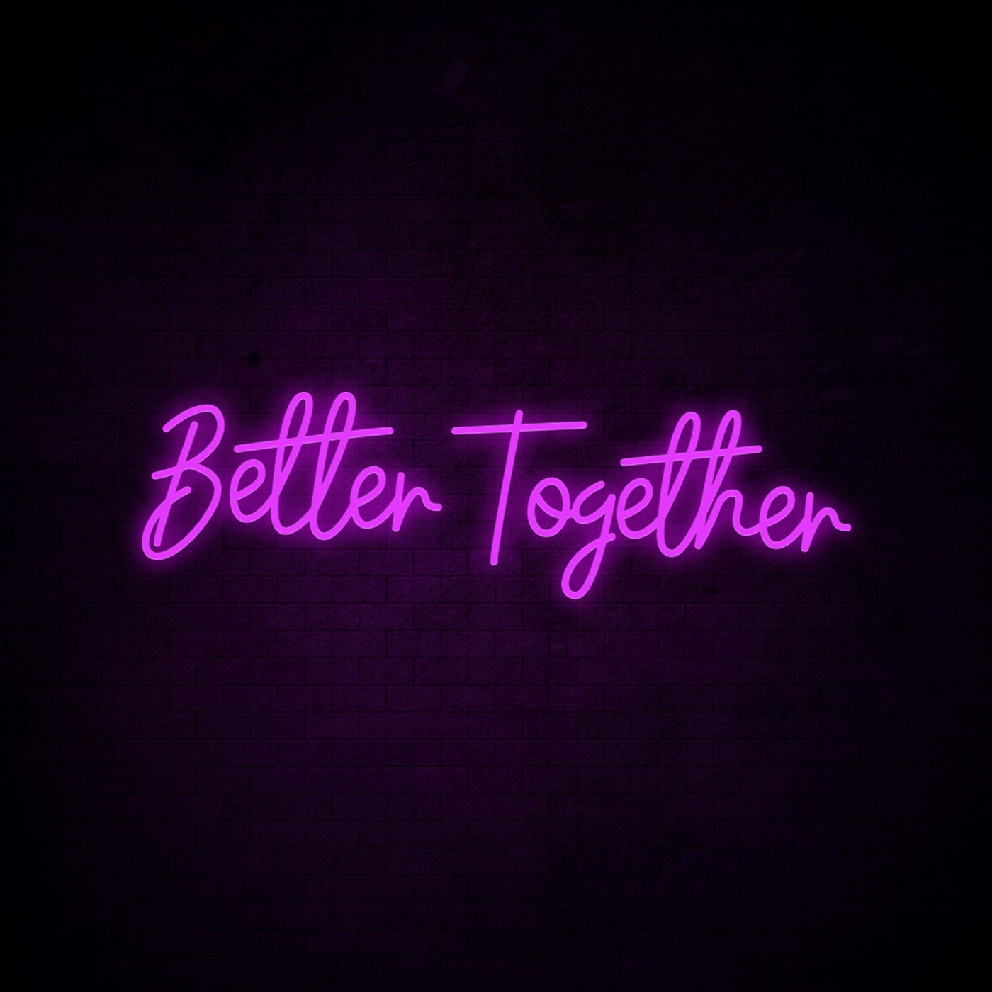Better Together Neon Signs Wedding Led Neon Lighting