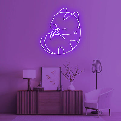 Cute Kitten LED Neon Signs Led Neon Lighting 1
