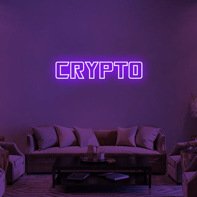CRYPTO Neon Signs Led Neon Lighting