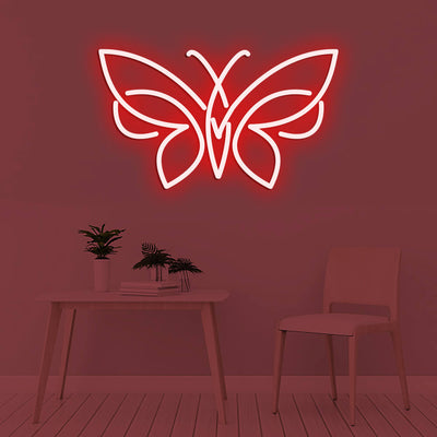 Butterfly Art Logo LED Neon Signs Led Neon Lighting Room Decoration