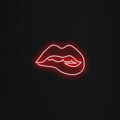 Biting Lips Neon Signs Led Neon Lighting