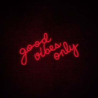 Good Vibes Only Neon Signs Led Neon Light Wall Decoration