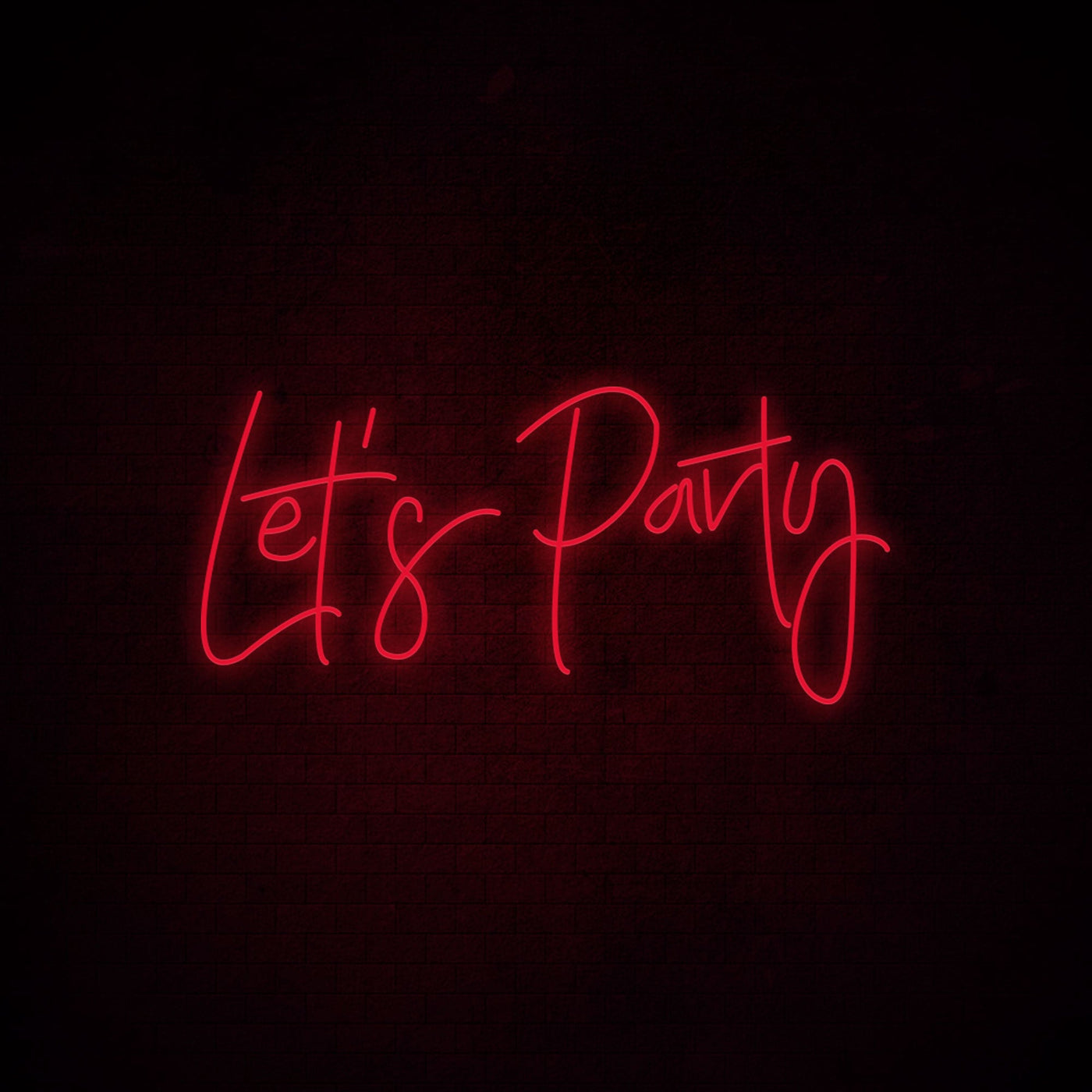 Let's Party Neon Signs Led Neon Light Party Lighting