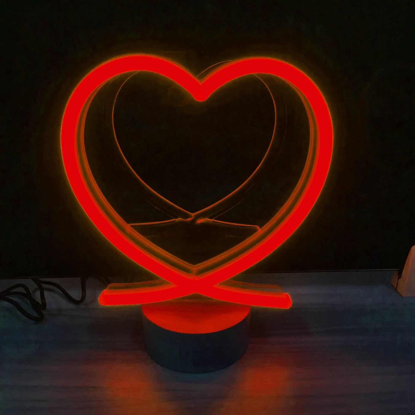 Custom Neon Lamp Photo Stand