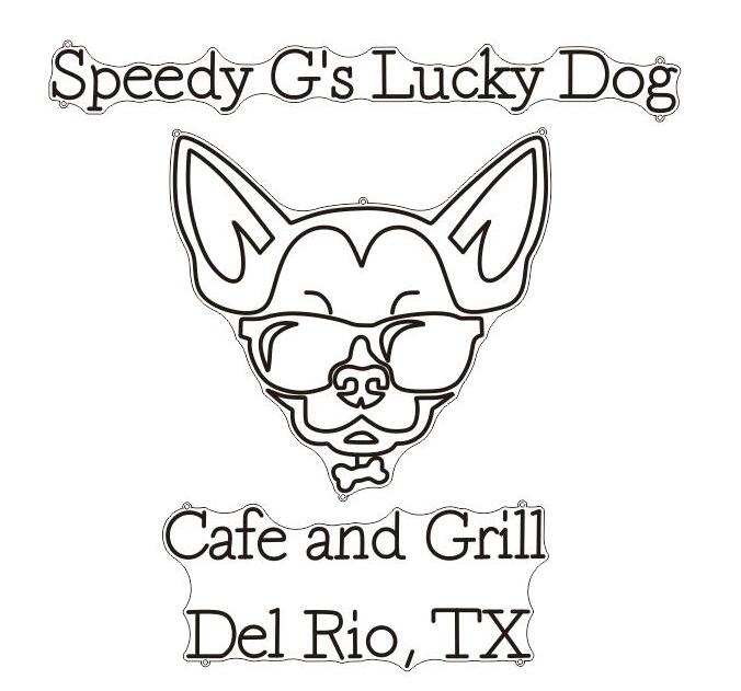 Speedy G's Lucky Dog Neon Sign