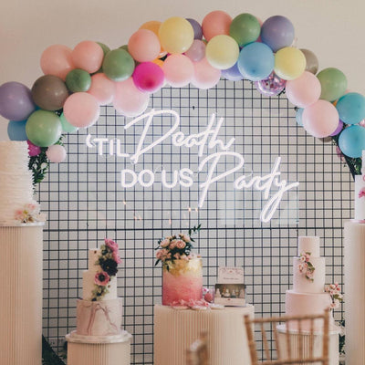 Till Death DO US Party Neon Signs Led Neon Lighting