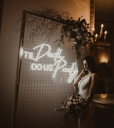 Till Death DO US Party Neon Signs Led Neon Lighting