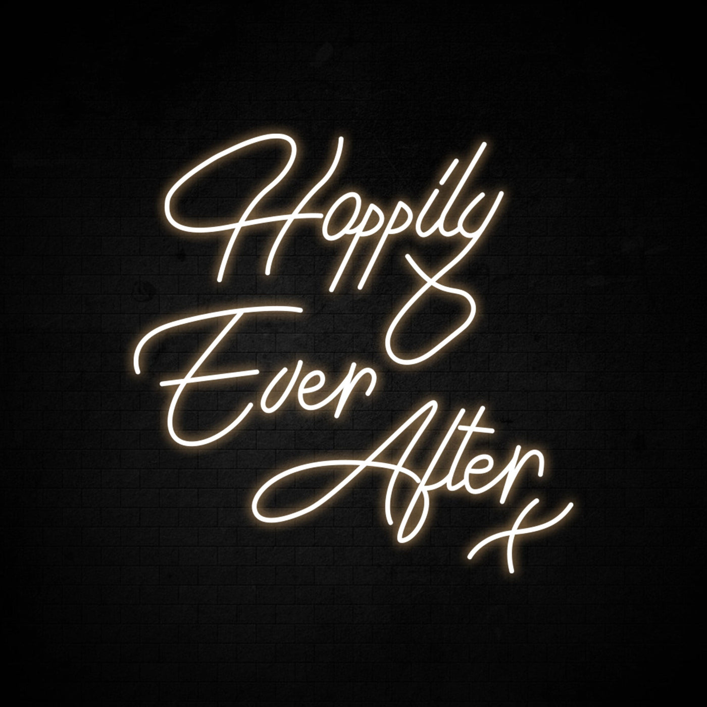 Happily Ever After x Neon Signs Led Neon Light Wedding Photo Backdrop Hanging