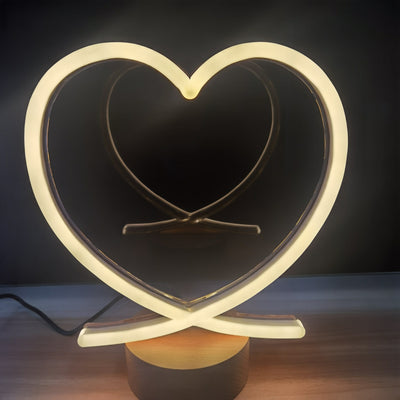 Custom Neon Lamp Photo Stand