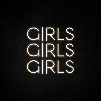 Girls Girls Girls Neon Signs Led Neon Light Room Decoration