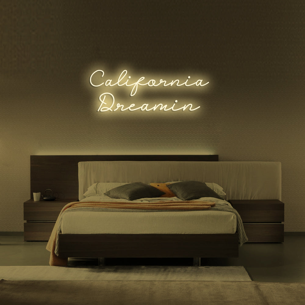 California Dreamin Neon Signs Led Neon Light