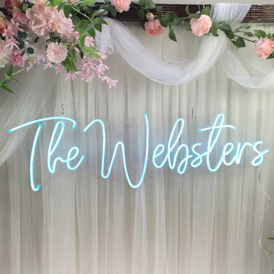 Custom Wedding Neon Sign Bridal Name Custom Neon Sign