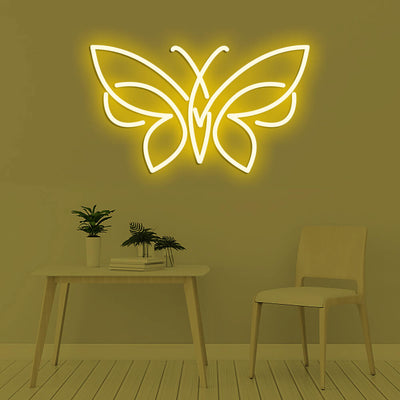 Butterfly Art Logo LED Neon Signs Led Neon Lighting Room Decoration