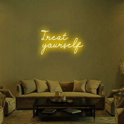 TREAT YOURSELF Neon Signs Led Neon Lighting -2