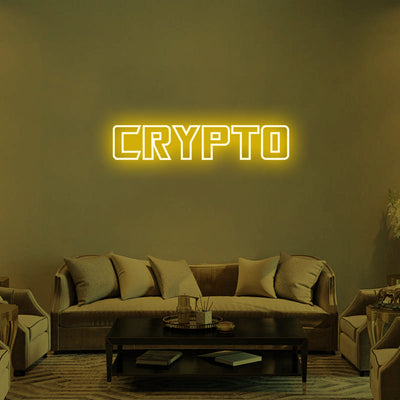 CRYPTO Neon Signs Led Neon Lighting