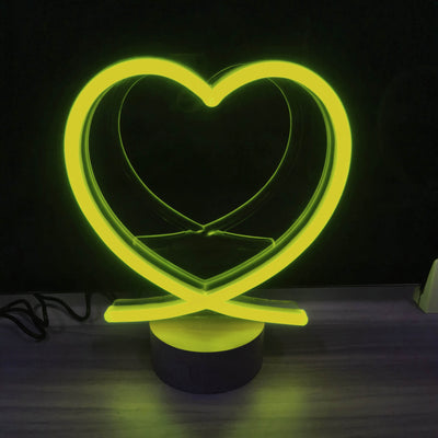 Custom Neon Lamp Photo Stand